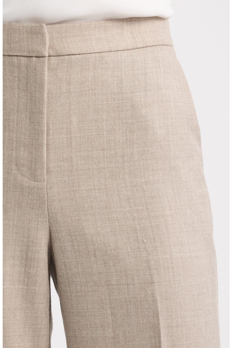 Beck High Waist Wide Leg Wool Pants, Alternate, color, OAT