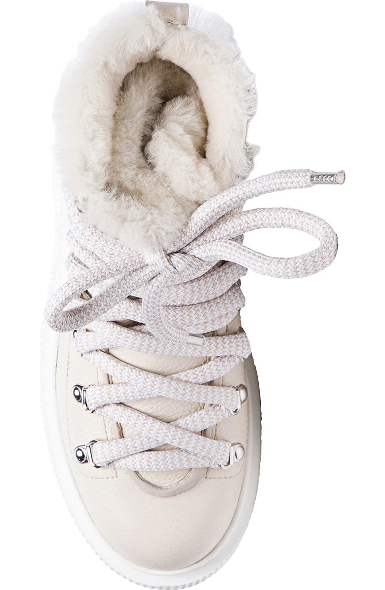 Santoni Genuine Shearling Bootie, Alternate, color,