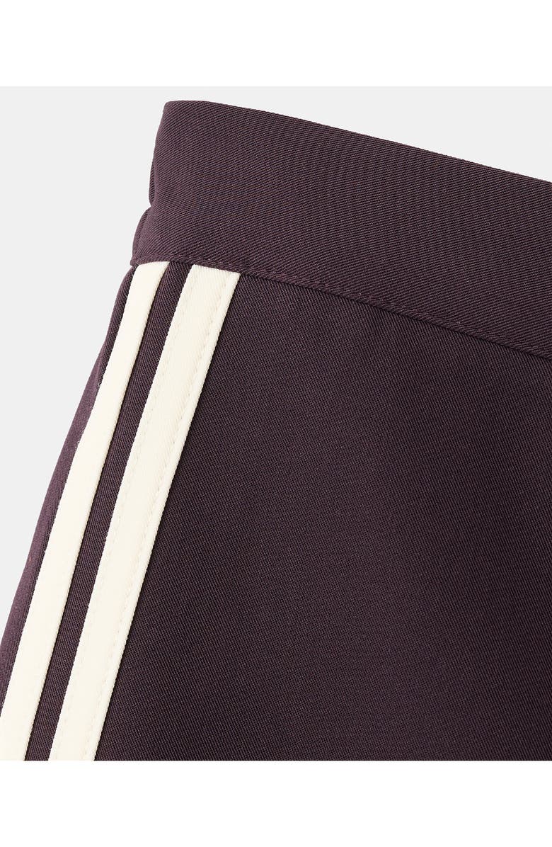 MANGO Sophie Stripe Pants, Alternate, color, Wine