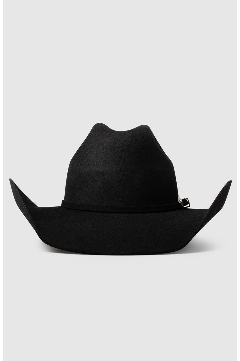 The Boss Premier Cowboy Hat, Alternate, color, Black