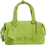 Palm Angels Medium Boston Leather Satchel