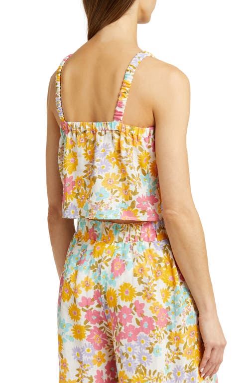 Vitamin A ® Tallows Crop Cover-up Top In Multi