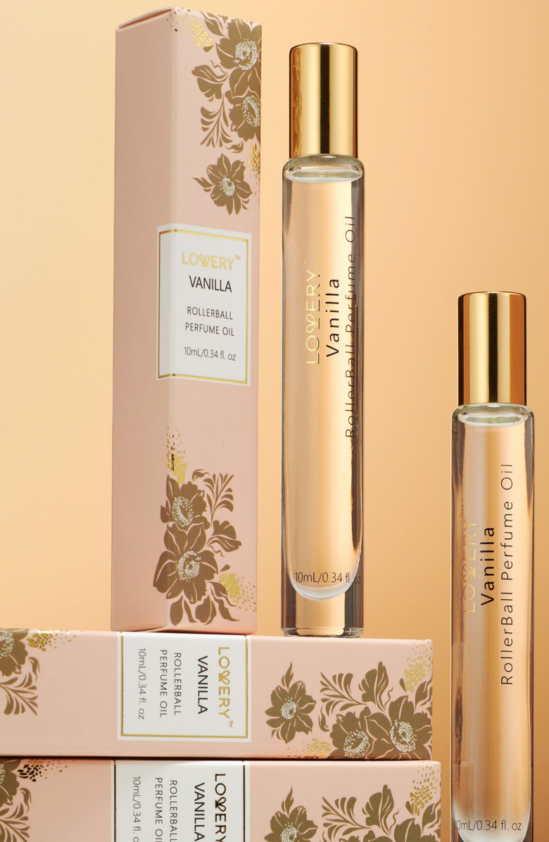 Lovery Vanilla Perfume Oil Roll-On Fragrance, Alternate, color,