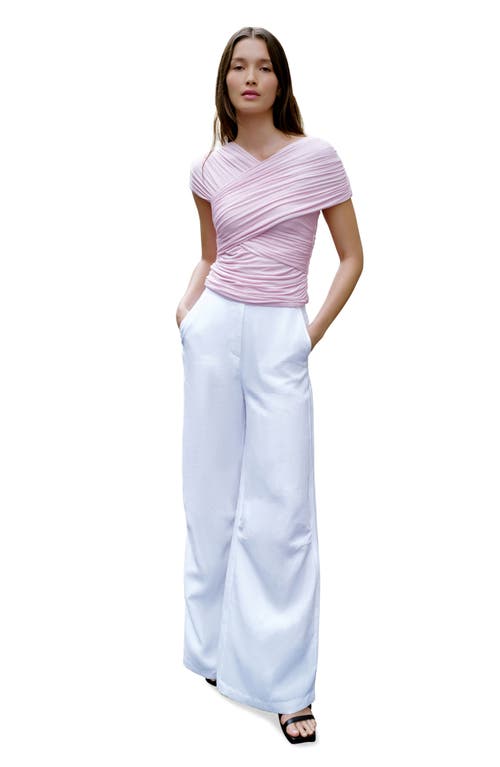 Marcella Alyssa Infinity Jersey Top In Mauve
