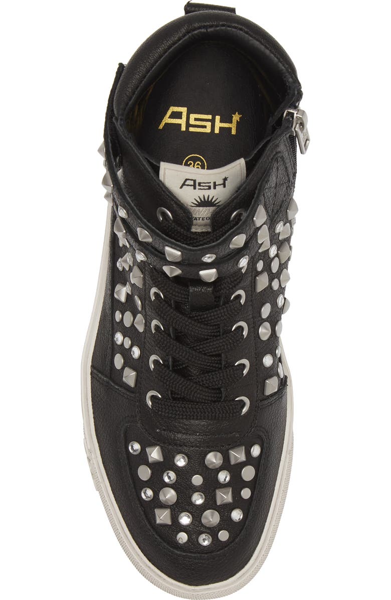 Ash Myraid Studded High Top Sneaker, Alternate, color,