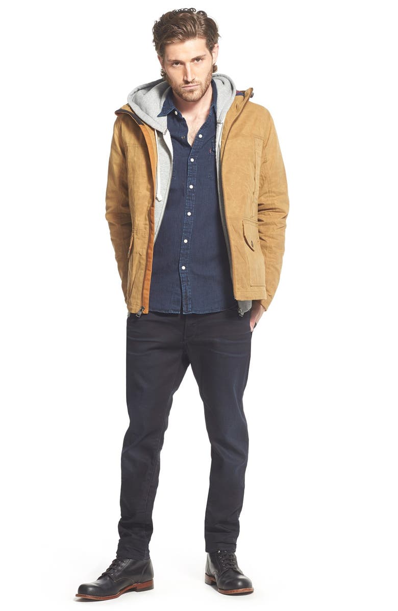 G-Star RAW '3301 Slander' Slim Fit Jeans, Alternate, color, Dark Aged