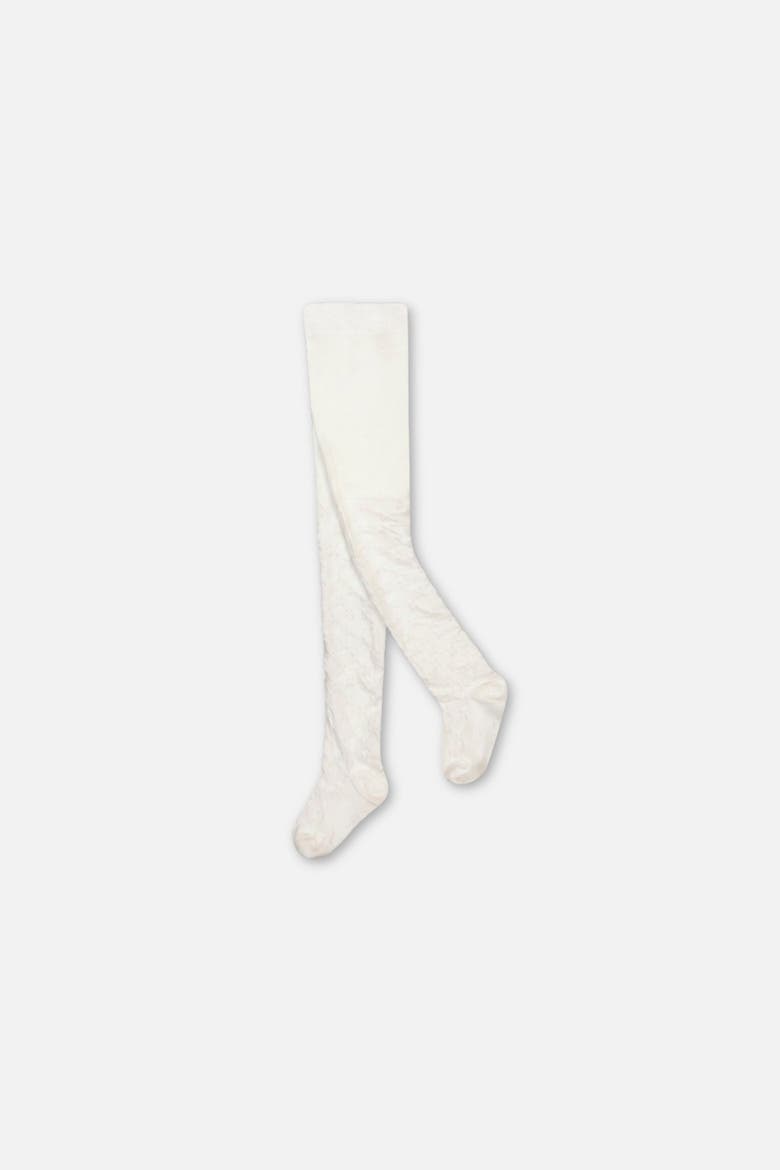Knit Textured Stretch Fit Tights, Main, color, Off-White