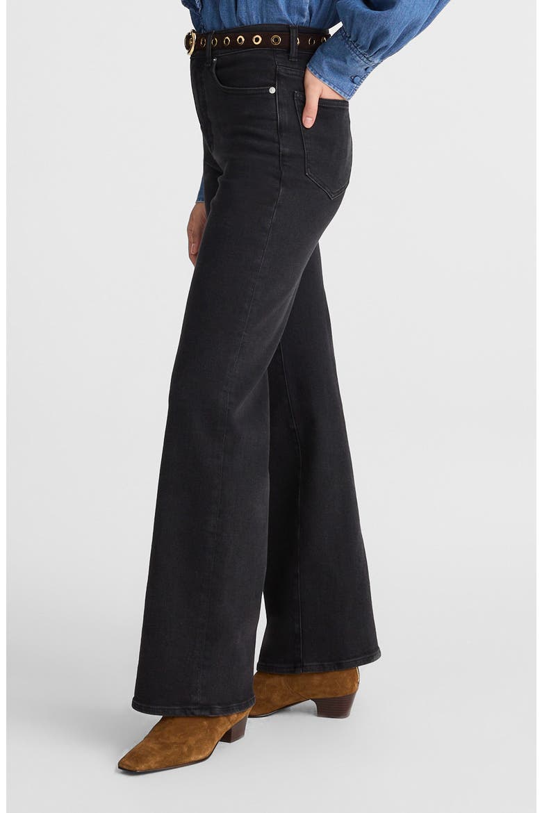 The Wide Leg Jeans, Alternate, color, BLACK FROST