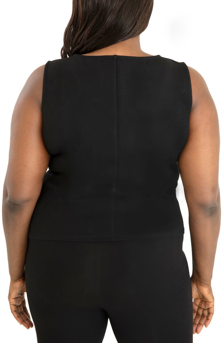 Marée Pour Toi Fitted V-Neck Shell, Alternate, color, 