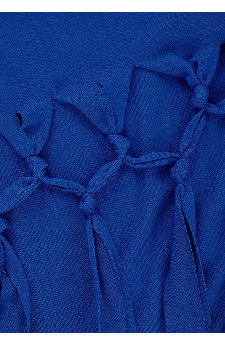 LASCANA Women's Fringe Hem Beach Dress, Alternate, color, Royal Blue