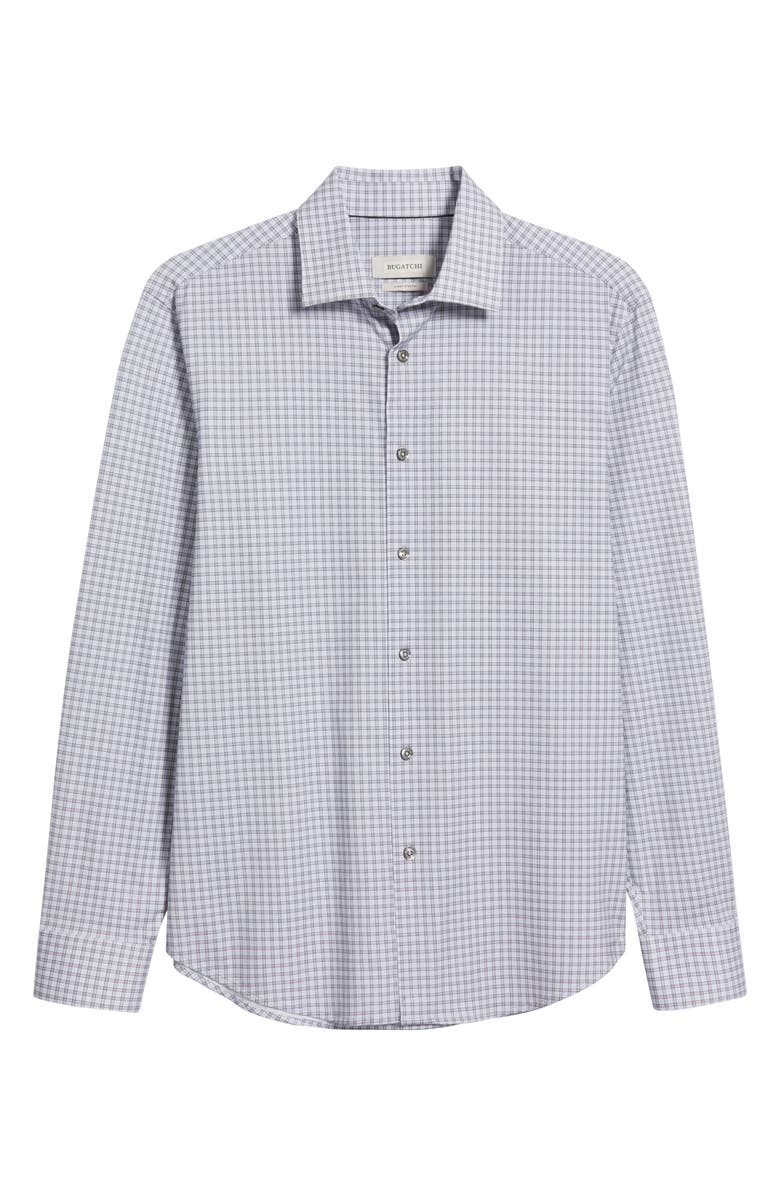 Bugatchi James OoohCotton<sup>®</sup> Button-Up Shirt, Alternate, color, Platinum