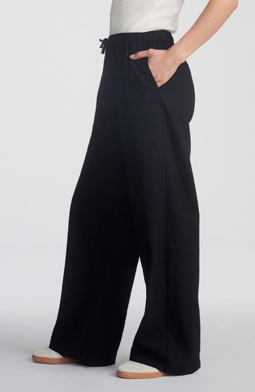 Mavi Jeans Woven Straight Leg Pants In Black