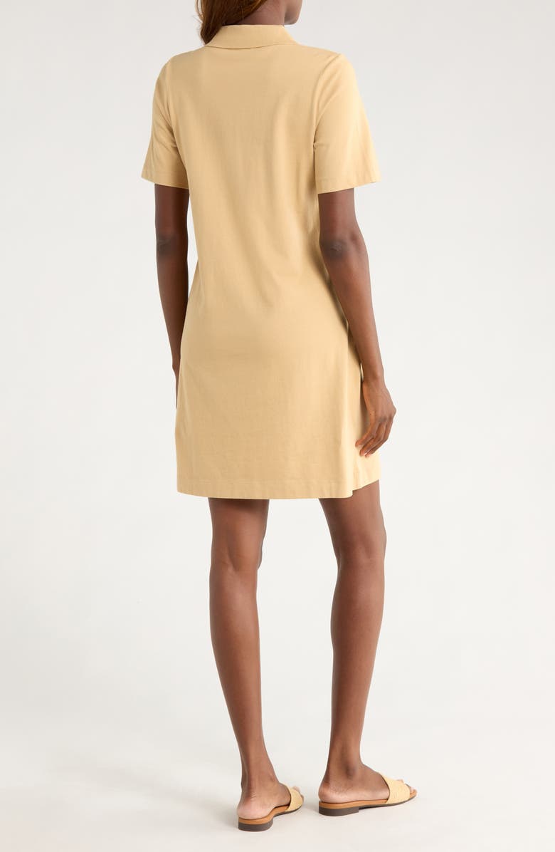 Tommy Bahama Islandscape Jersey Polo Dress, Alternate, color, Croissant