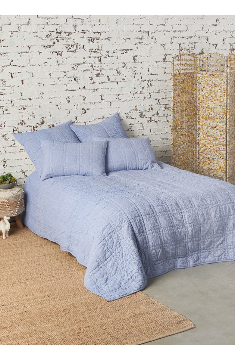 carol & frank Hugh Quilt, Main, color, Blue