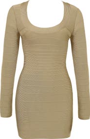 HOUSE OF CB The OG Long Sleeve Bandage Minidress