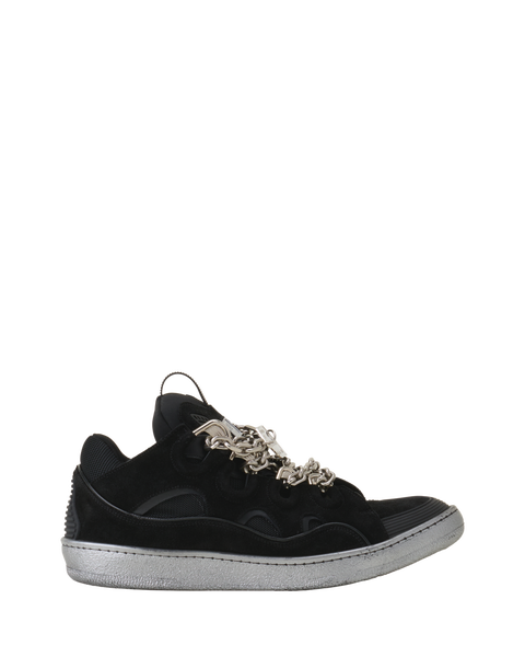 Curb Sneakers Id Chain In Suede