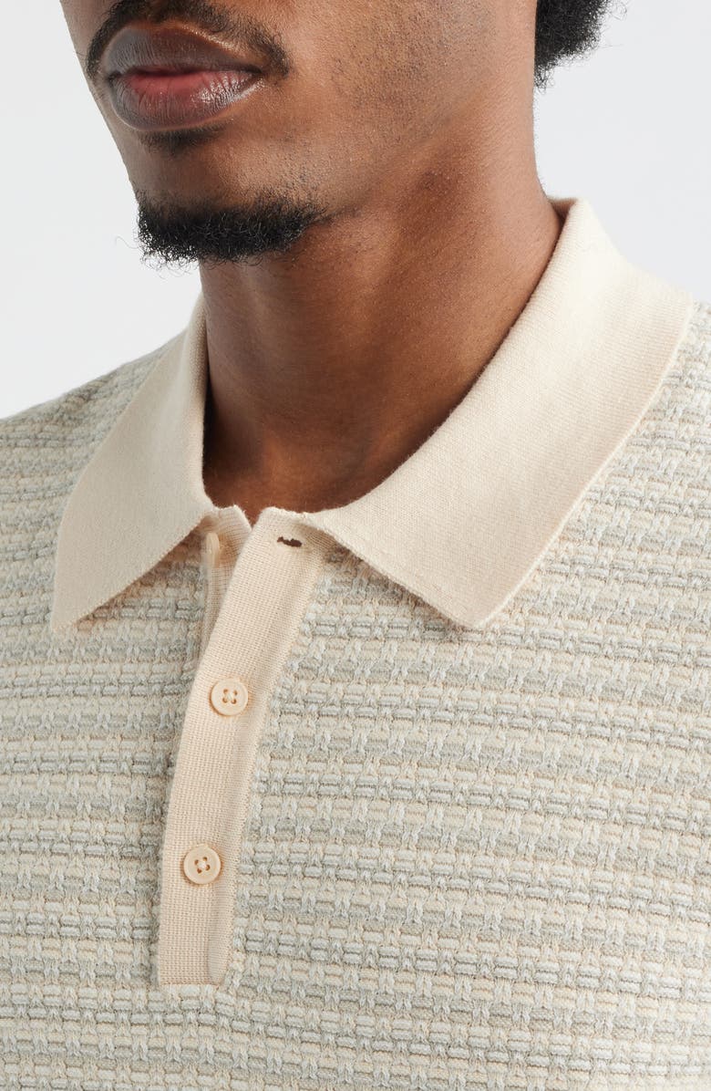 Wax London Naple Mini Geo Polo, Alternate, color, Natural