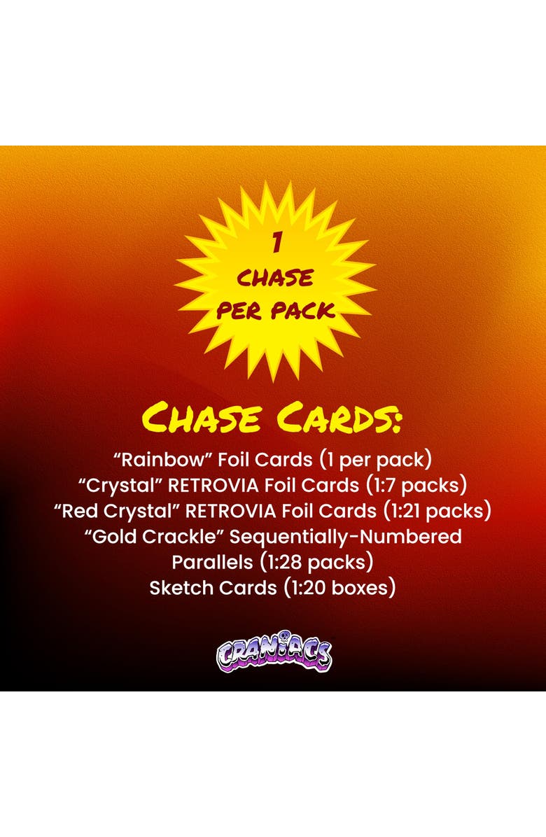 Ira Friedman Enterprises LLC Craniacs Trading Cards Series One Blaster Box | 7 Packs Per Box, Alternate, color, Blue