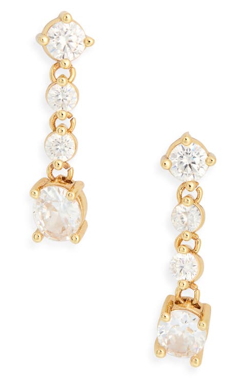 Cubic Zirconia Drop Earrings