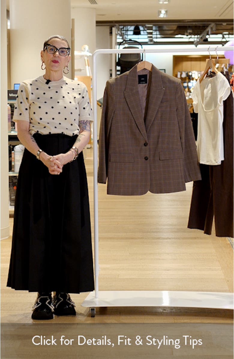 Check Suit Blazer, sales video thumbnail