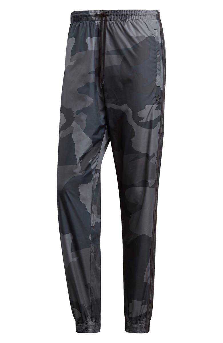 adidas Originals Camo Woven Track Pants, Alternate, color, 
