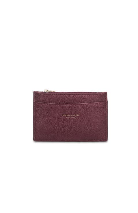 Matilde Slim Card Holder With Central Zip