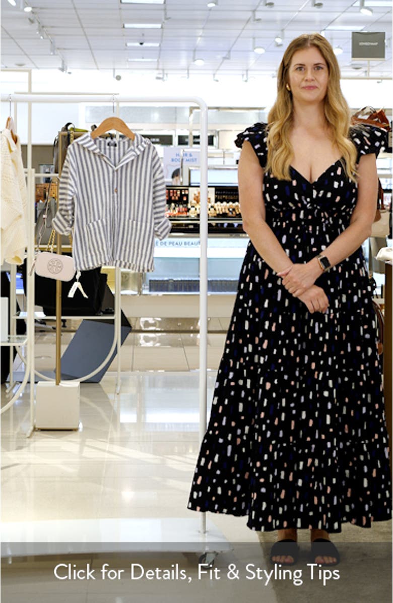 Kids' Stripe Hooded Shirt Jacket, sales video thumbnail