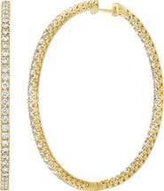 Bony Levy Inside Out Diamond Hoop Earrings