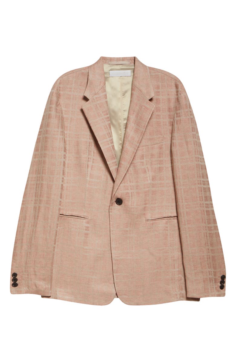 OUR LEGACY Unconstructed Shinjuku Linen Blazer, Alternate, color, Hammock Check Crumpled Linen