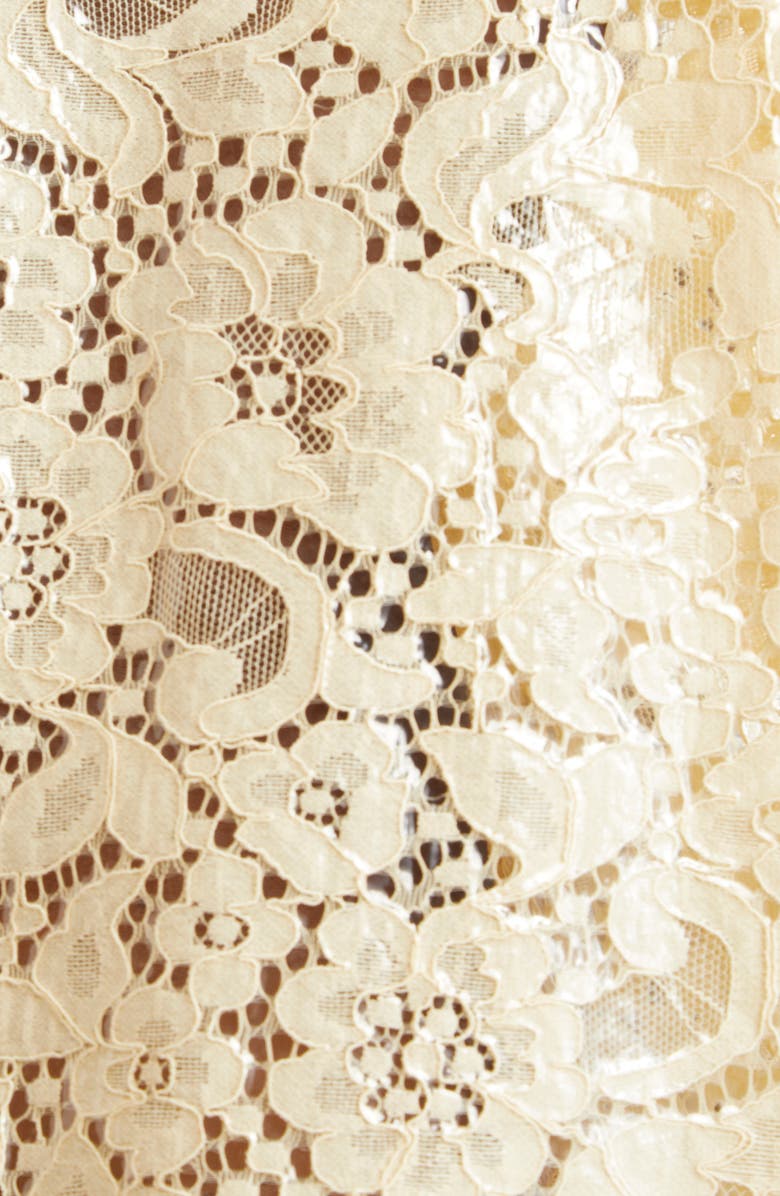 Stand Studio True Hooded Trompe l'Oeil Lace Raincoat, Alternate, color, 