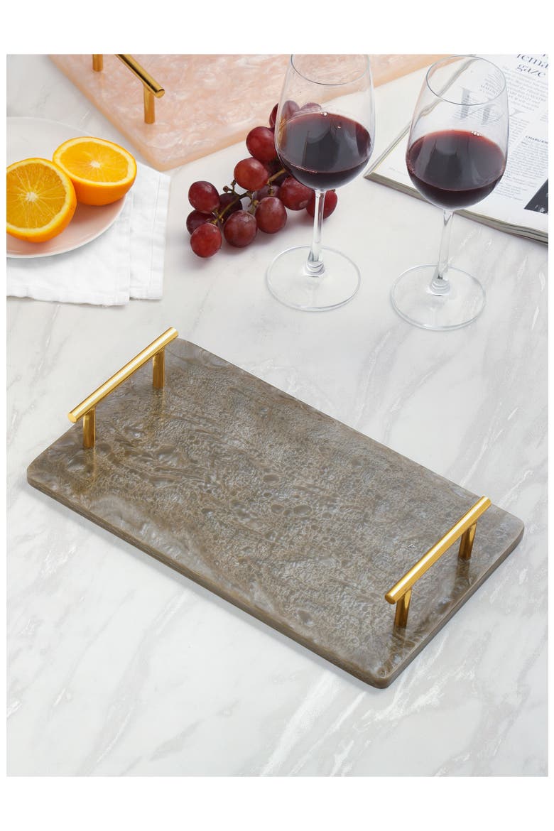 Serving Board, Alternate, color, BROWN
