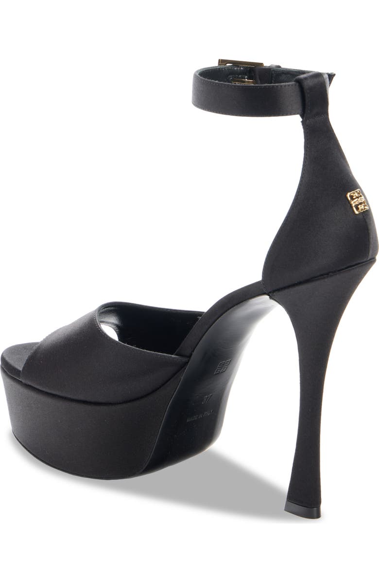 Givenchy 4G Liquid Logo Platform Sandal, Alternate, color,
