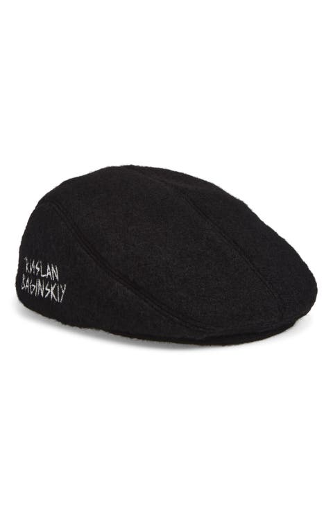 Wool Blend Newsboy Cap