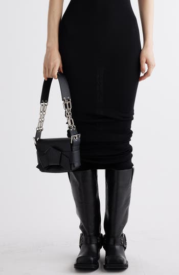 Acne Studios◆Small Musubi Chain レザーショルダーバッグ Acne Studios Small Musubi Chain Strap Shoulder Bag | Nordstrom