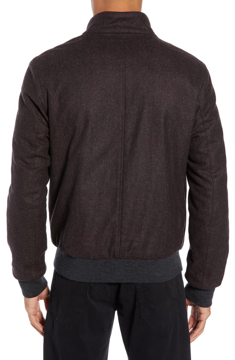 Zachary Prell Palmer Wool Blend Bomber Jacket, Alternate, color, 