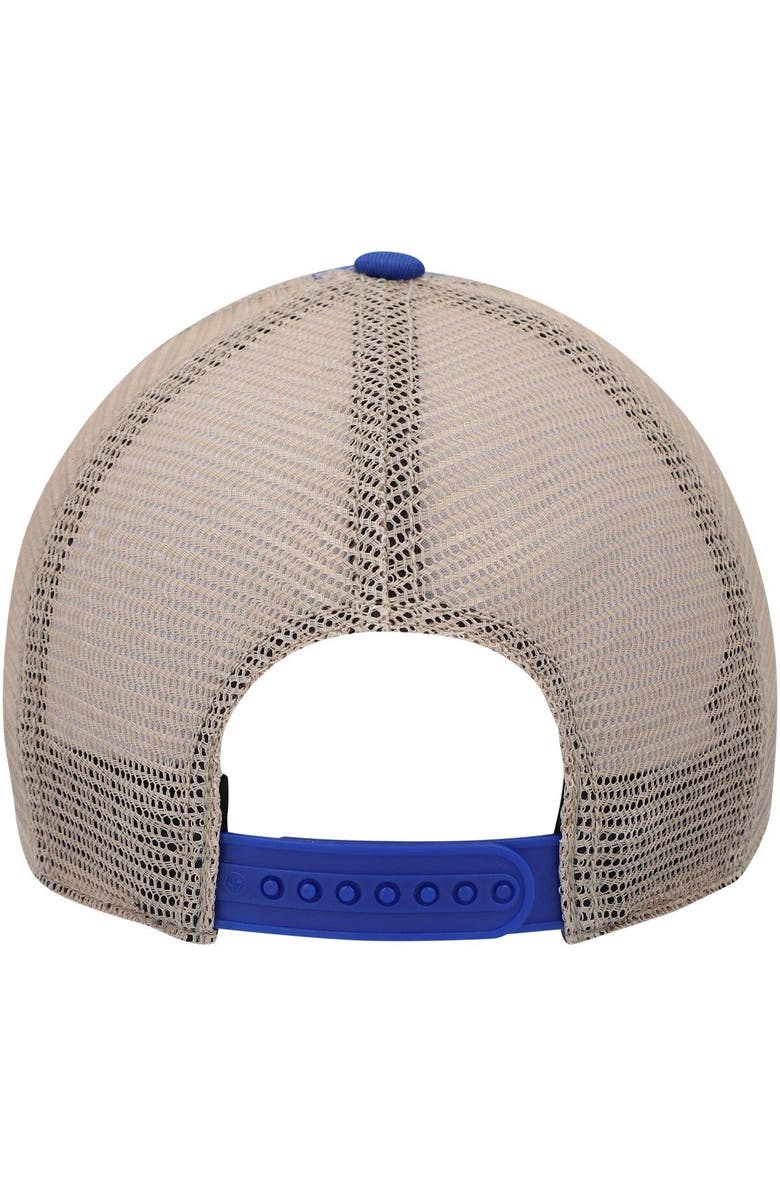 '47 Men's '47 Royal/Natural New York Giants Trawler Trucker Clean Up Snapback Hat, Alternate, color, Royal