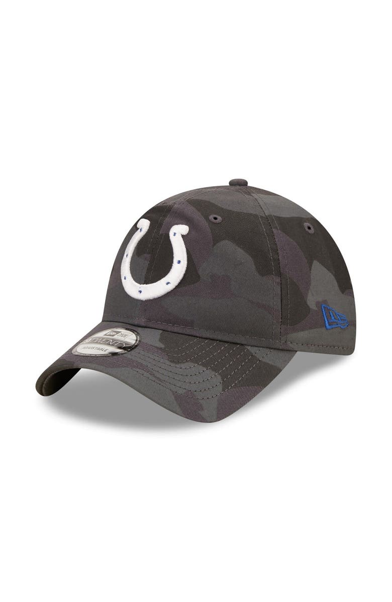 New Era Men's New Era Camo Indianapolis Colts Core Classic 2.0 9TWENTY Adjustable Hat, Main, color, 