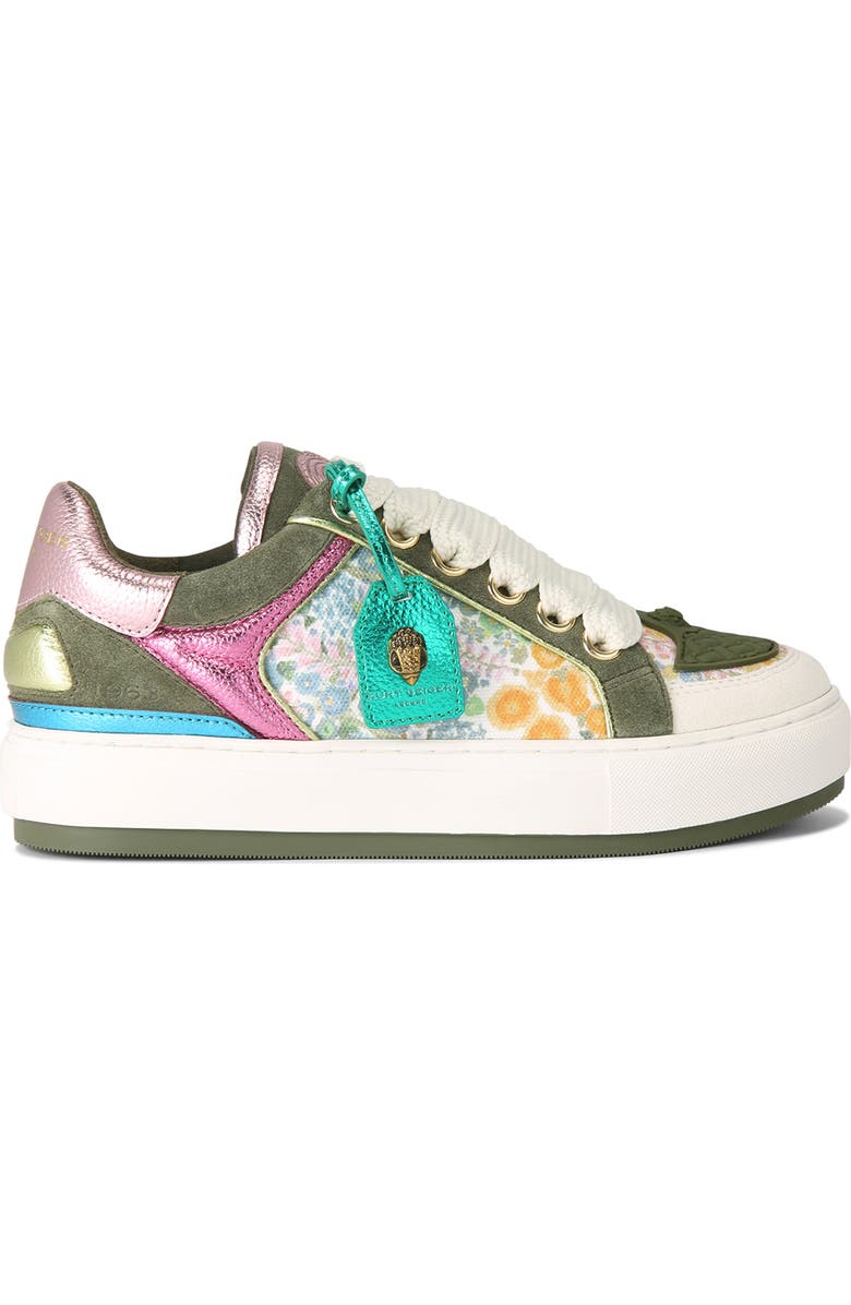Kurt Geiger London Floral Couture Southbank Tag Platform Sneaker, Alternate, color,