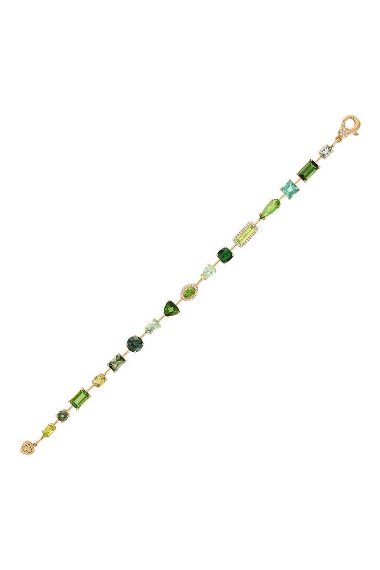 Rock Candy Lobster Bracelet, Main, color, GREEN