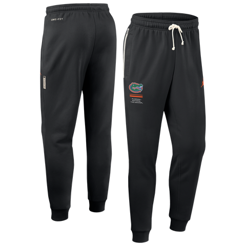 Men's Jordan Brand Black Florida Gators 2026 Sideline Standard Issue Dri-FIT Taper Pants