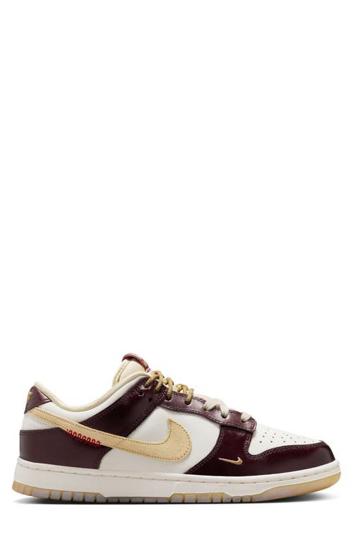 Nike Dunk Low Lx Sneaker In Sail/gold/sail