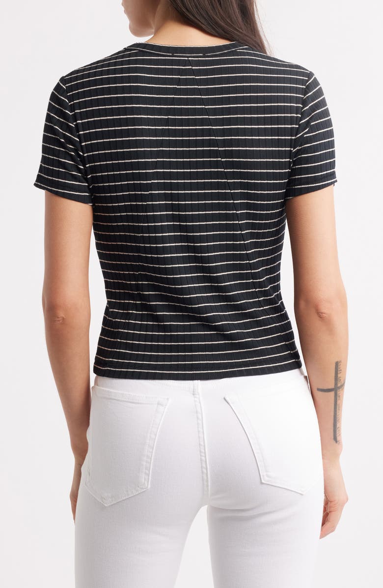 Luca Stripe Rib Baby T-Shirt