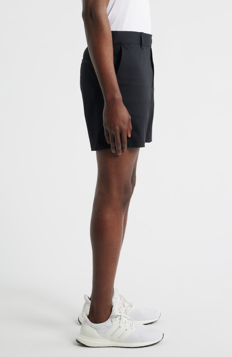 johnnie-O Fusionn Stretch Nylon Chino Shorts, Alternate, color, Black