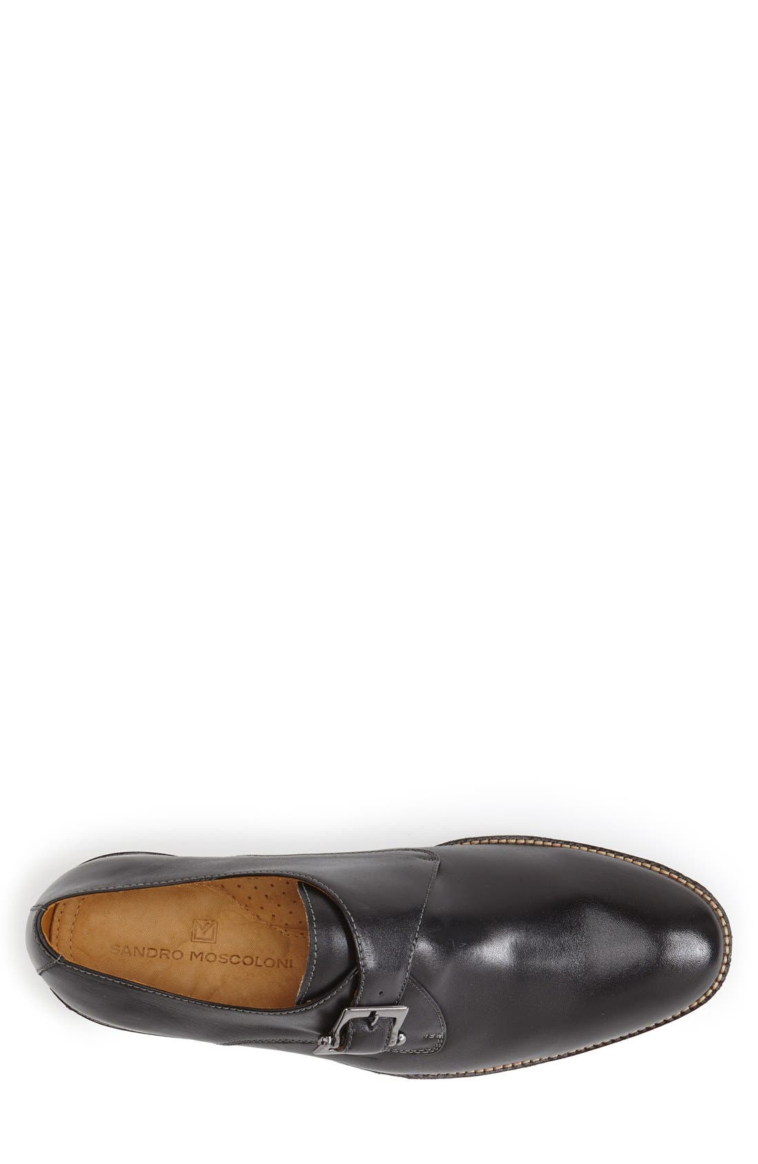 Sandro Moscoloni 'Easton' Leather Monk Strap Shoe, Alternate, color, 