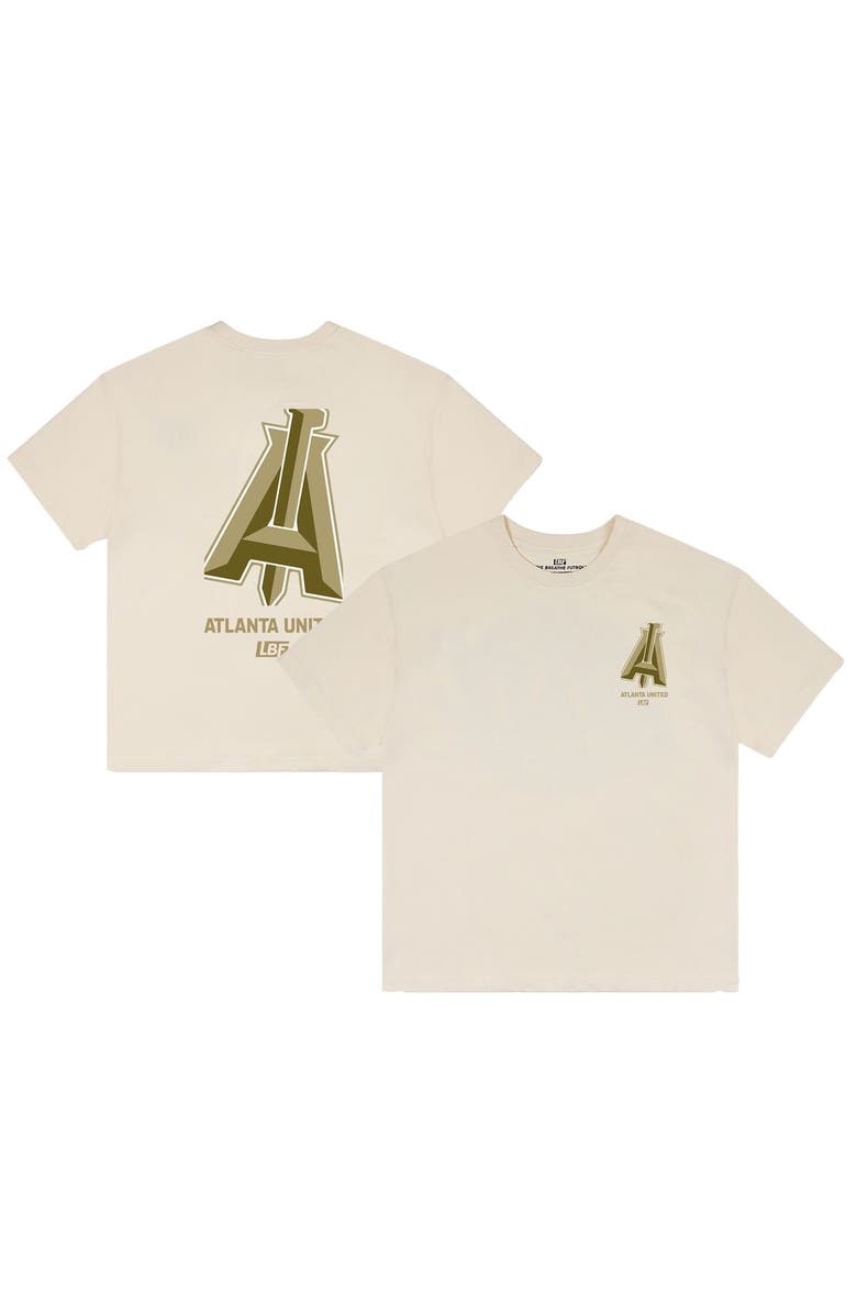 Live Breathe Futbol Unisex Live Breathe Futbol Cream Atlanta United FC Basics T-Shirt, Main, color, Cream