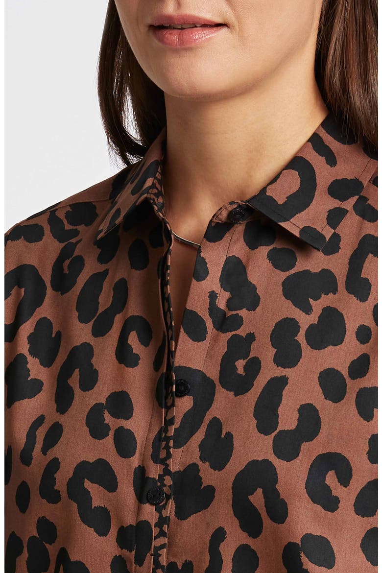 Cheetah Print Shirt, Alternate, color, MACCHIATO/BLACK
