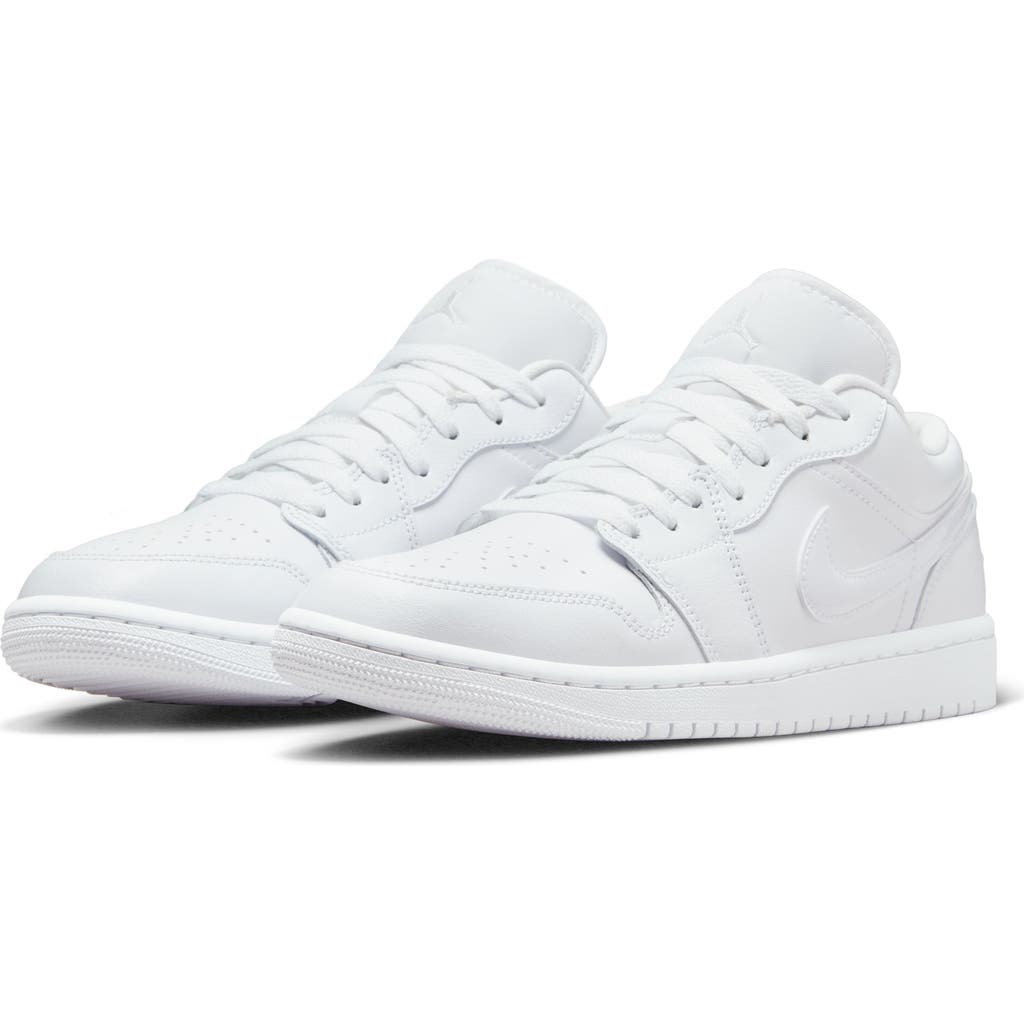 Jordan Air 1 Low Sneaker In White/white/white