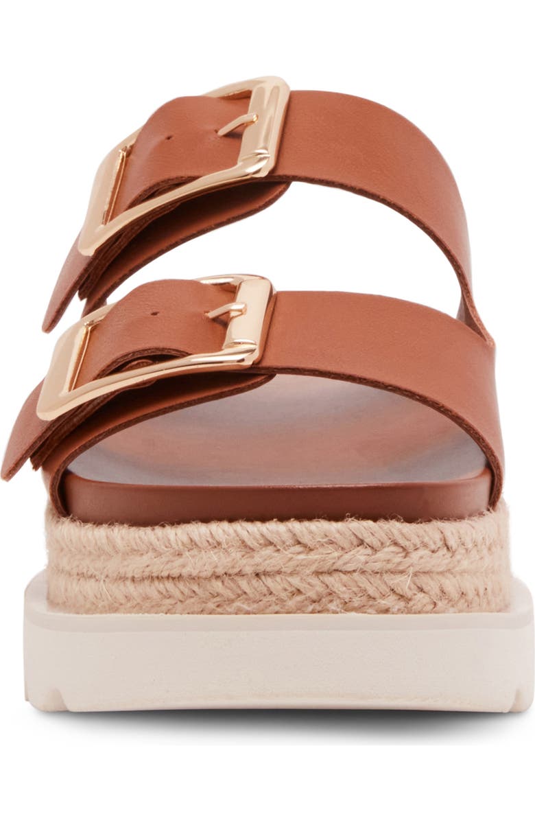 Madden Girl <p>Mythicall Platform Slide Sandal (Women)</p>, Alternate, color, Dark Caramel