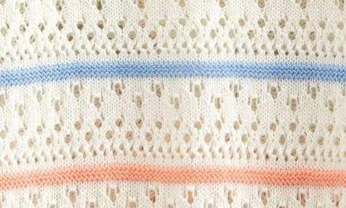Tucker + Tate Kids' Stripe Open Stitch Cotton Cardigan In Multi