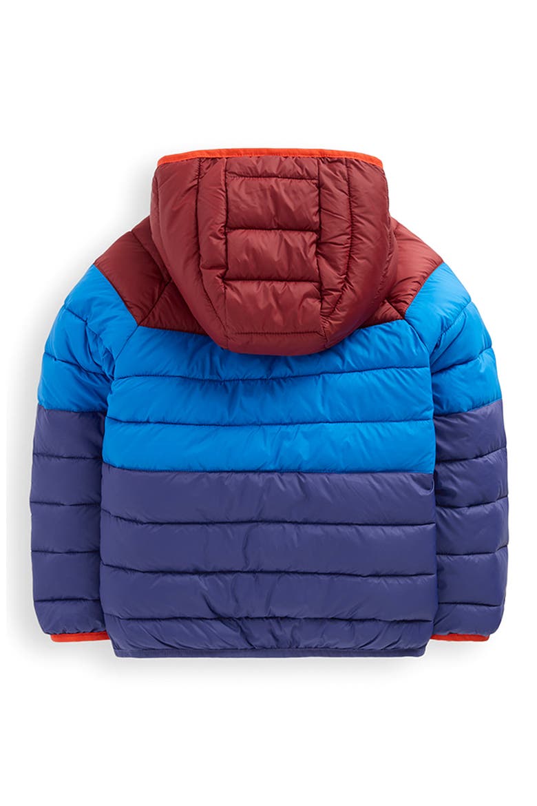 Kids' Pack Away Quilted Jacket, Alternate, color, BLUE COLOUR BLOCK